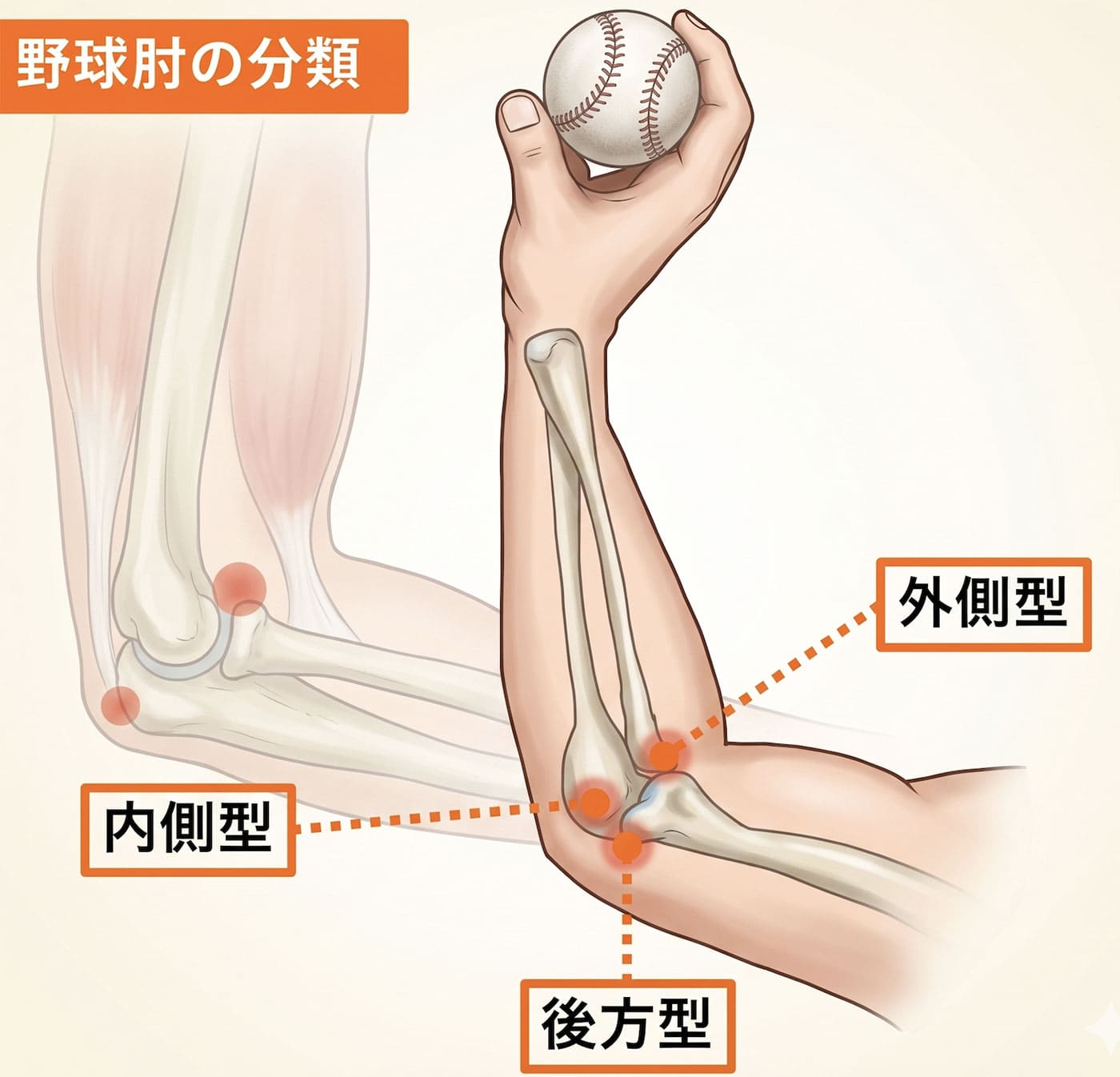 【投球時・投球後の痛み】野球肘